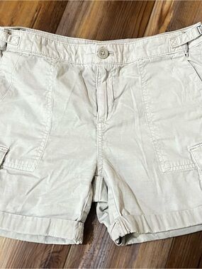 Calvin Klein Light Cream Cargo Shorts
